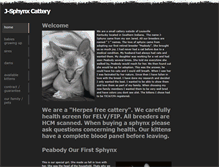 Tablet Screenshot of j-sphynx.com